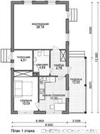 Загородный дом с просторной мастерской