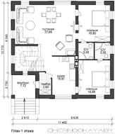 Двухэтажный особняк с просторными гостиными