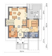 Коттедж с 4 спальнями