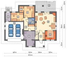 Усадьба с гаражом на 2 авто
