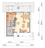 Проект уютного деревянного дома