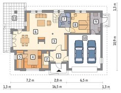 Просторный коттедж для большой семьи
