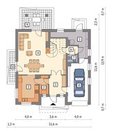 Проект современного двухэтажного особняка