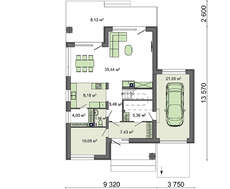Проект двухэтажного дома на 130 м2