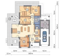 Проект интересного дома натуральной направленности