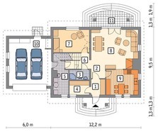 Проект двухэтажного дома в классическом стиле