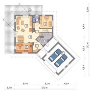 Проект жилого дома интересной формы