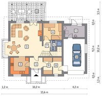 Проект роскошного двухэтажного дома