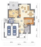 Неповторимый дом с гаражом на 2 машины