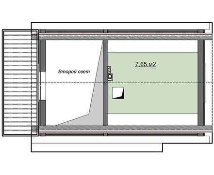 Проект удобного маленького одноэтажного дома