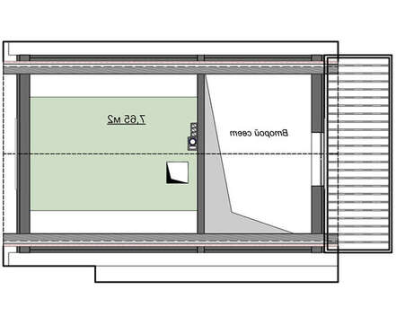 Проект удобного маленького одноэтажного дома