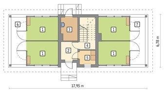 Проект красивой конюшни с жилыми апартаментами