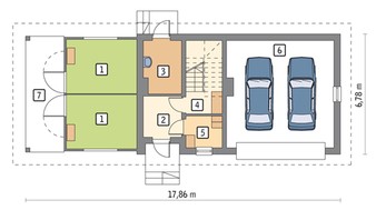 Конюшня с гаражом на 2 машины