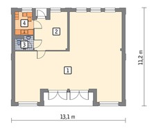 Проект современного здания под культурные объекты
