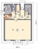 Проект двухэтажного торгового комплекса в стиле минимализма