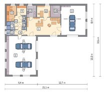 Проект современного здания автосервиса