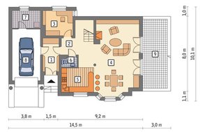Роскошный жилой дом с гаражом