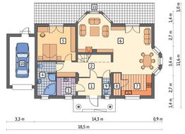Проект великолепного двухэтажного жилого дома