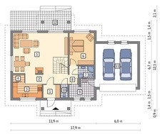 Видный двухэтажный жилой дом