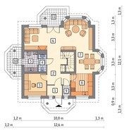 Видный двухэтажный жилой дом на 5 спален