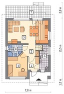 Проект интересного двухэтажного дома на 4 спальни