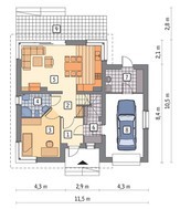 Уютный жилой дом на 4 спальни