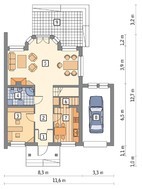 Проект живописного дома на два этажа