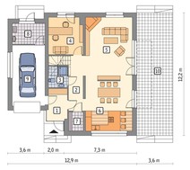 Стильный жилой дом