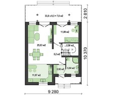 Восхитительный двухэтажный дом на 3 спальни