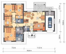 Жилой дом Т - образной формы