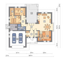 Проект привлекательного двухэтажного дома