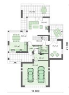 Проект нарядного особняка с просторными верандами и террасами