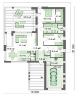 Стильный жилой дом, выполненный в благородных оттенках