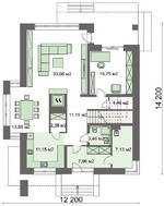 Великолепный проект для двухэтажного жилого дома