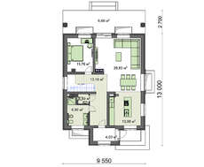 Стильный жилой дом для большой семьи