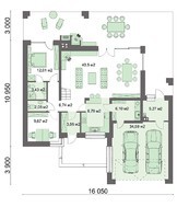 Двухэтажный особняк с уникальной планировкой