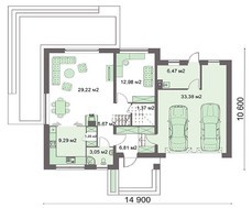 Привлекательный особняк с красивыми балконами и спортзалом