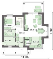 Модный коттедж для большой семьи