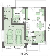 Стильный особняк с удобными личными комнатами