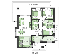 Современный дом с красивой гостиной