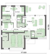Проект элегантного двухэтажного дома со вторым светом