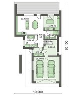 Современный двухэтажный дом с шикарной террасой