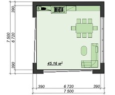 Закрытое патио для загородного отдыха