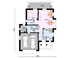 Уютный дом сложной конфигурации