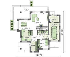 Просторный двухэтажный дом, наполненный светом