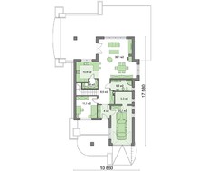 Проект двухэтажного дома для большой семьи