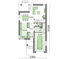 Проект двухэтажного дома площадью 147 кв.м.