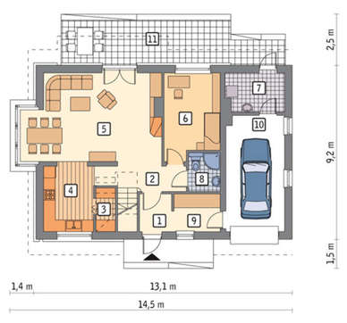 Живописная усадьба в европейском стиле общей площадью 188 кв. им, жилой 130 кв. м