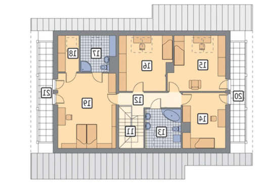 Уникальный особняк с пятью спальнями и встроенным гаражом на два автомобиля общей площадью 260 кв. м, жилой 152 кв. м