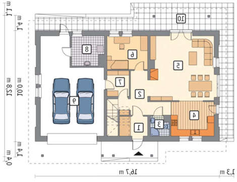 Уникальный особняк с пятью спальнями и встроенным гаражом на два автомобиля общей площадью 260 кв. м, жилой 152 кв. м
